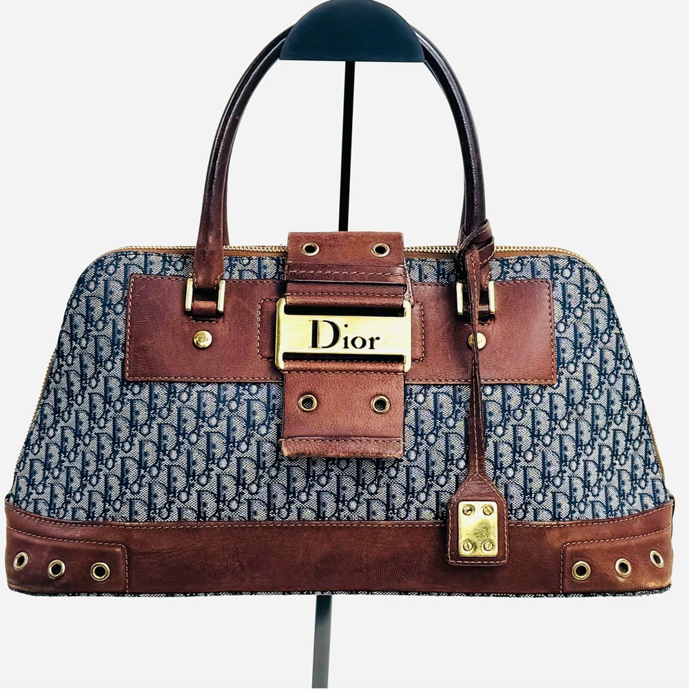 Christian Dior Diorissimo Trotter Canvas Street Chic Dome handbag or Satchel.